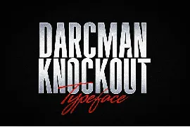 DARCMAN KNOCKOUT font