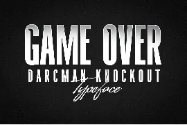 DARCMAN KNOCKOUT font