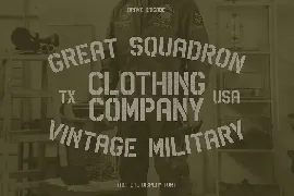 Brave Brigade - Tactical Display Font