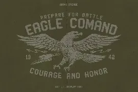 Brave Brigade - Tactical Display Font