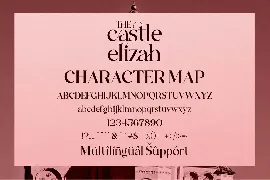 The Castle Elizah Serif Font