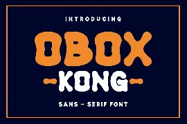 Obox Kong Cute Font