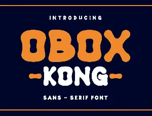 Obox Kong Cute Font