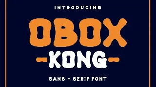 Obox Kong Cute Font