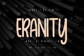 Eranity - Monoline Handwritten Font