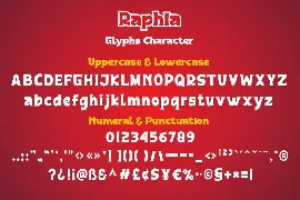 Raphia font