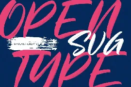 Nordstall SVG Brush Font