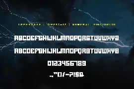 Dark Thunder font