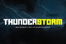 Dark Thunder font