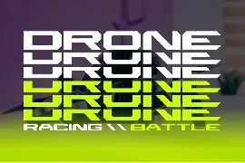 Byonix Racing - Sporty Display Font