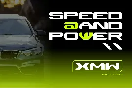 Byonix Racing - Sporty Display Font