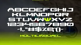 Byonix Racing - Sporty Display Font