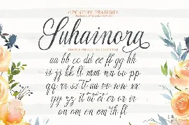 Suhainora Script font