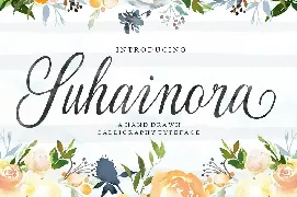 Suhainora Script font