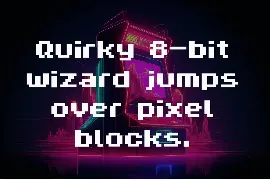 ByteBounce - 8Bit Pixel Font