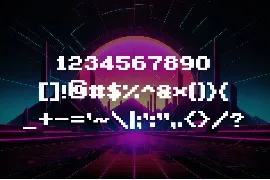 ByteBounce - 8Bit Pixel Font