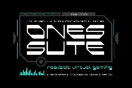 Robatec - Techno Futuristic / Sci-fi Game Font