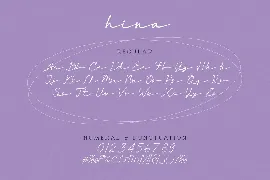 Hina font