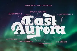 East Aurora - Bold Serif Font