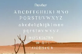 Dusther - Modern Serif Font