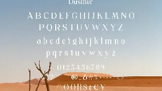 Dusther - Modern Serif Font