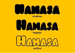 Hamasa Fun Display Font