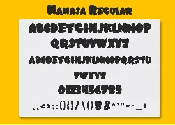 Hamasa Fun Display Font