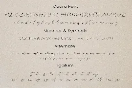 Moura font