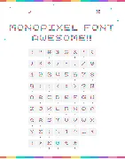 MonoPixel Awesome font