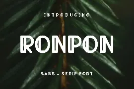 Ronpon Font