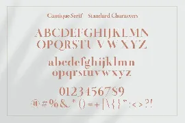 Cantiqe font