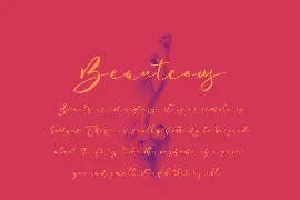 Bottomvega Beauty Script Font