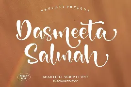 Dasmeeta Salmah Font Script