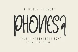 Phonesa - Stylish Sans Serif Font