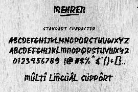 Mehren Brush Font