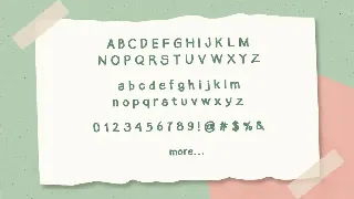 Sekek - Cute Sticker Font