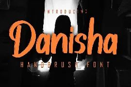 Danisha Handbrush Font