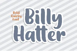 Billy Hatter font