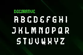 IHD Decorative font