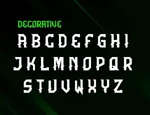 IHD Decorative font