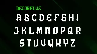 IHD Decorative font