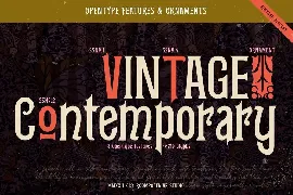 Klasszikus Vintage Font