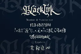 Blackink - Blackletter Font