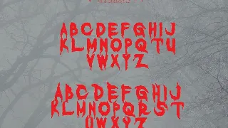 Vermillion Halloween Font