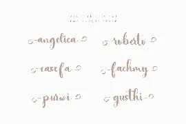 NCL Wittsy Bubry - Unique Fun Wedding Script Font