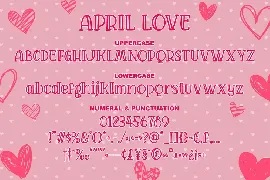 April Love - Craft Font