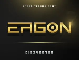 Efrox  Font