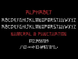 Japane Font - A Japanese Style Font