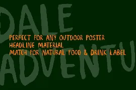 Dale Adventure - Exploration Font