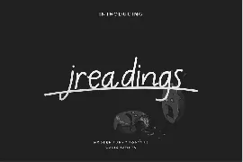 Jreadings font